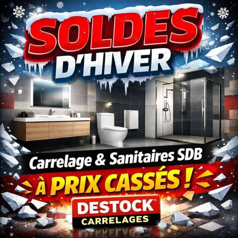 Soldes DeStock carrelages 2026